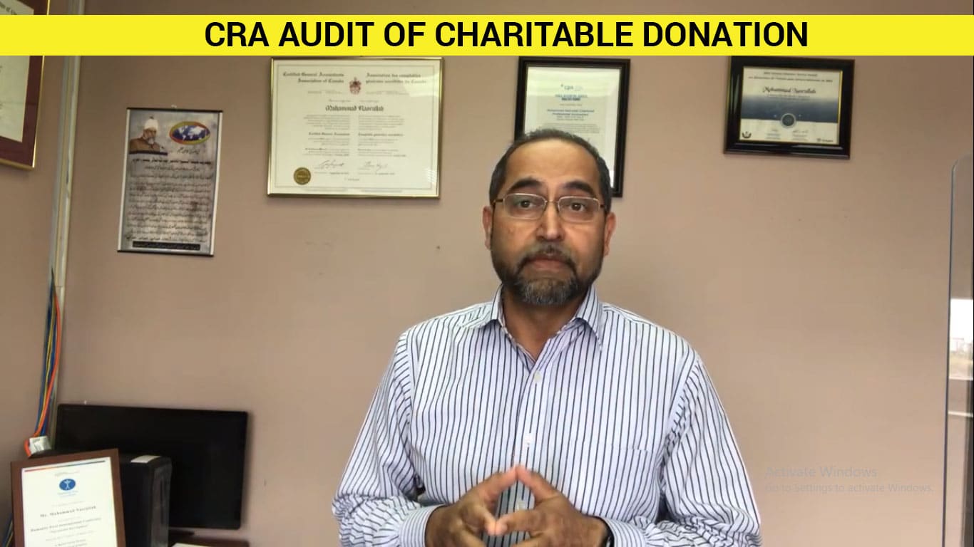 CRA Audit Of Charitable Donation
